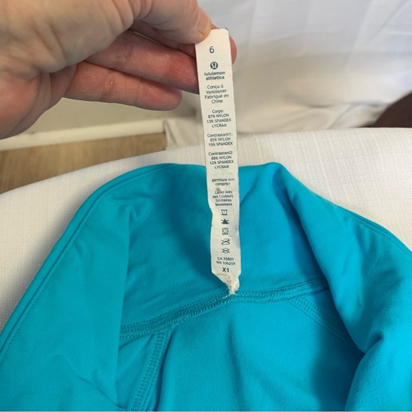 Lululemon Nice Asana Jacket *Brushed, Surge, Size 6, Good Used Condition - Picture 4 of 10